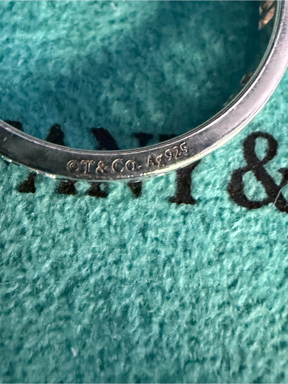 Tiffany & Co Sterling Silver ATLAS Roman Numeral Band Ring - Picture 6 of 7